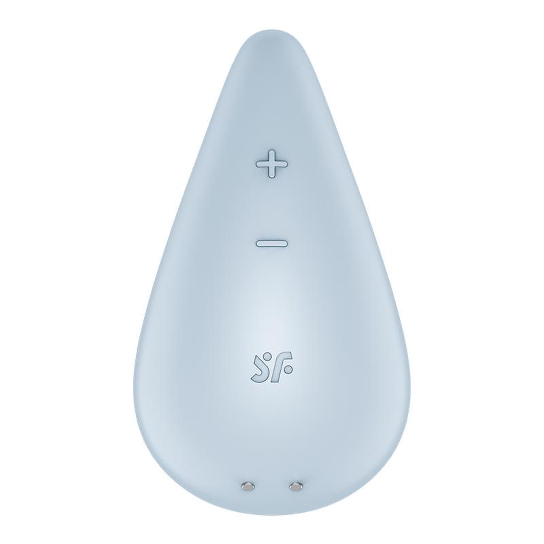 Wibrator mini Satisfyer Dew Drop niebieski silikonowy USB - obrazek 4