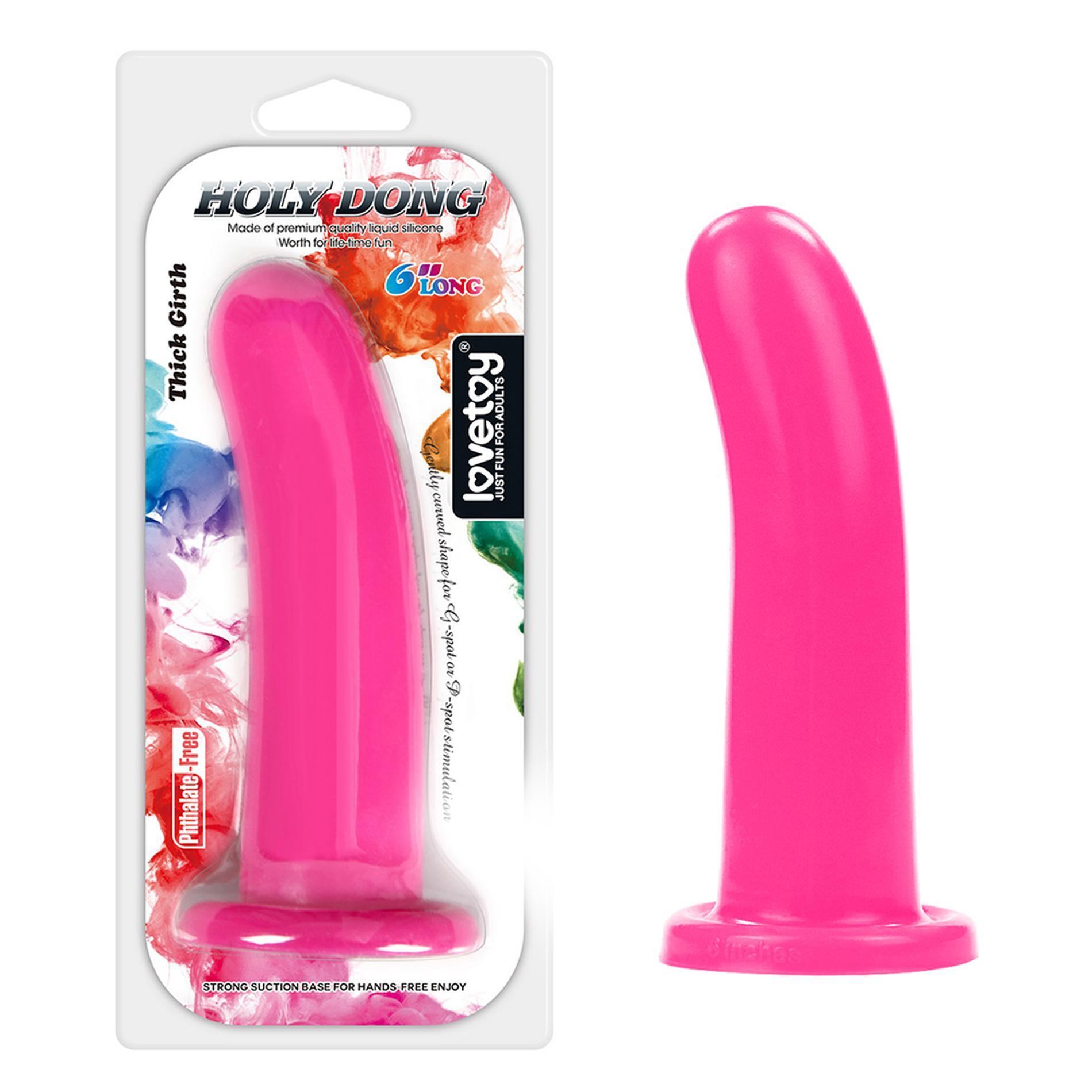 Dildo silikonowe Holy Dong Lovetoy z przyssawką 15 cm - obrazek 2