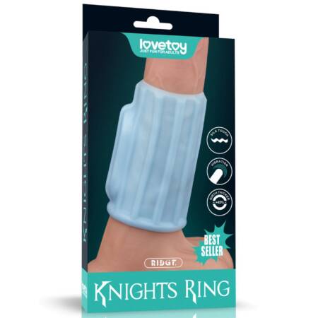 Wibrujący pierścień rycerza powiększający Lovetoy 10 cm