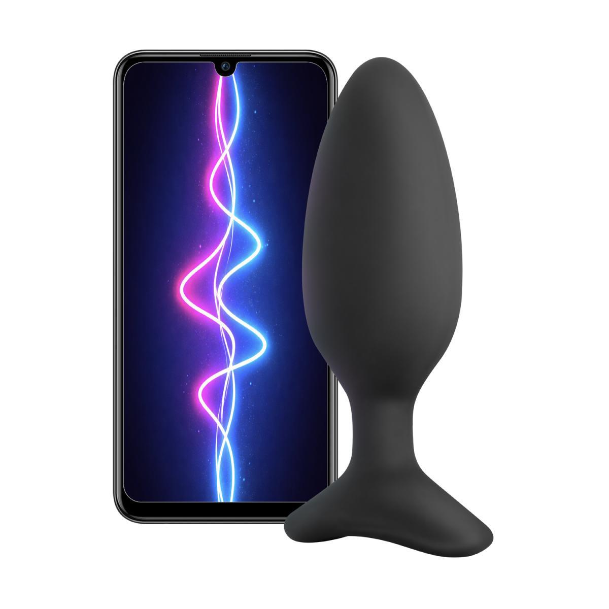 Korek analny wibrujący Lovense Hush 2 M sterowany aplikacją 44 mm USB - obrazek 2