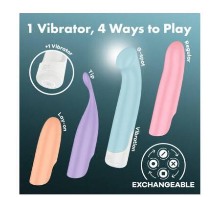 Zestaw wibratorów Satisfyer Playful Four silikonowy USB wodoodporny