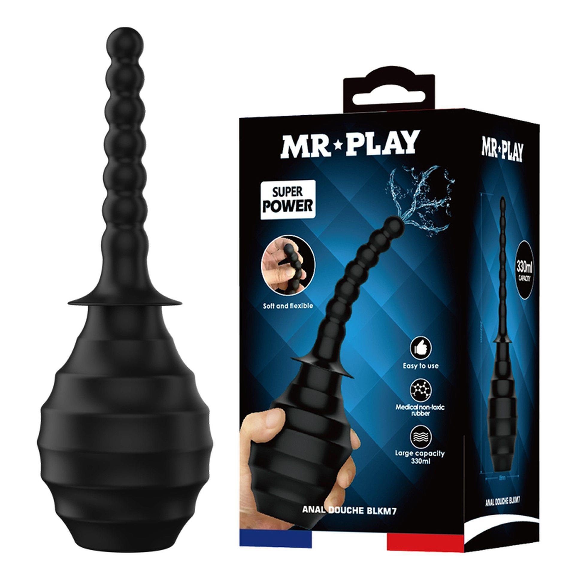 Irygator analny Mr Play gumowy 330 ml - obrazek 3