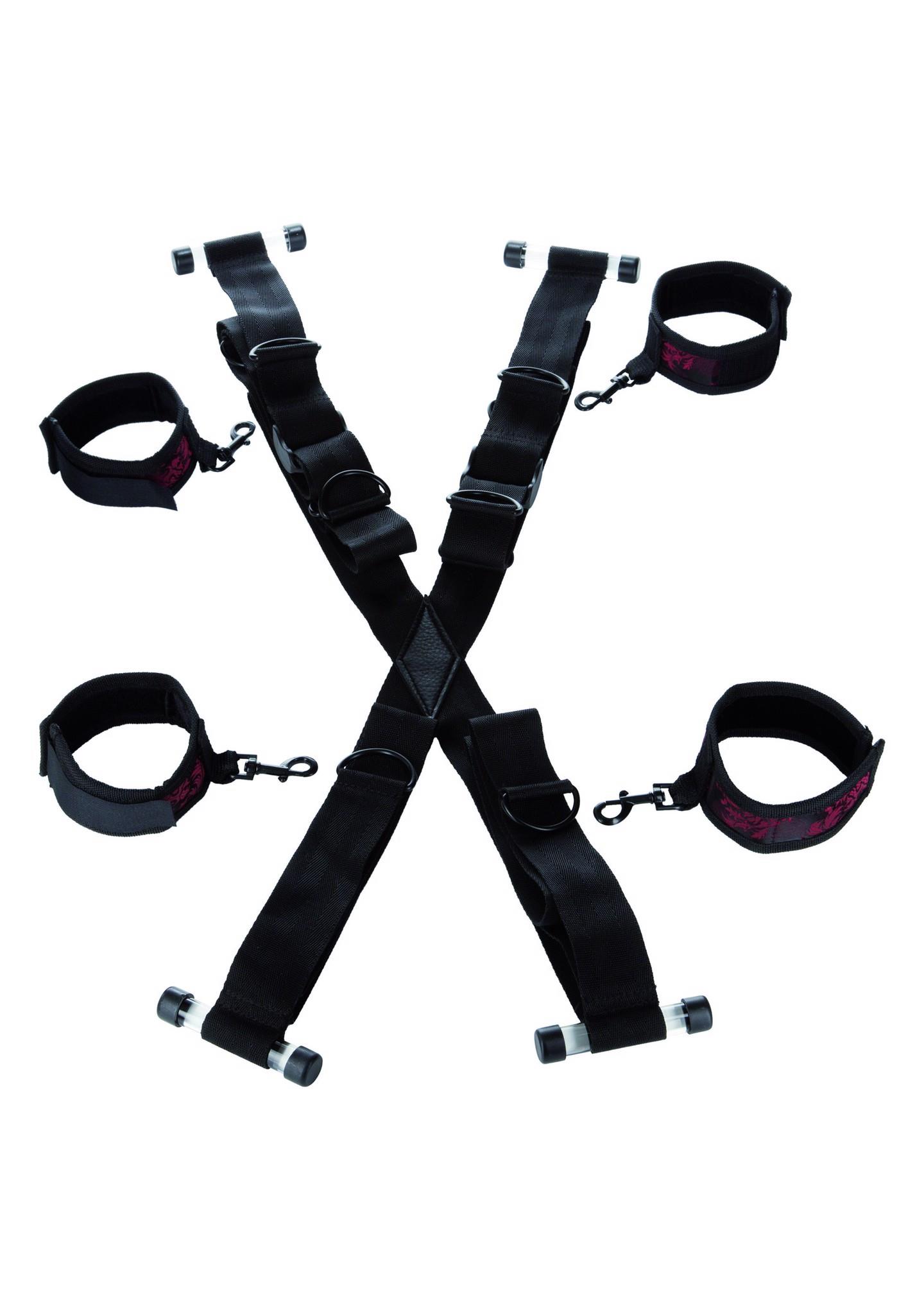 System kajdanek do drzwi Scandal Calexotics czarny 37 cm