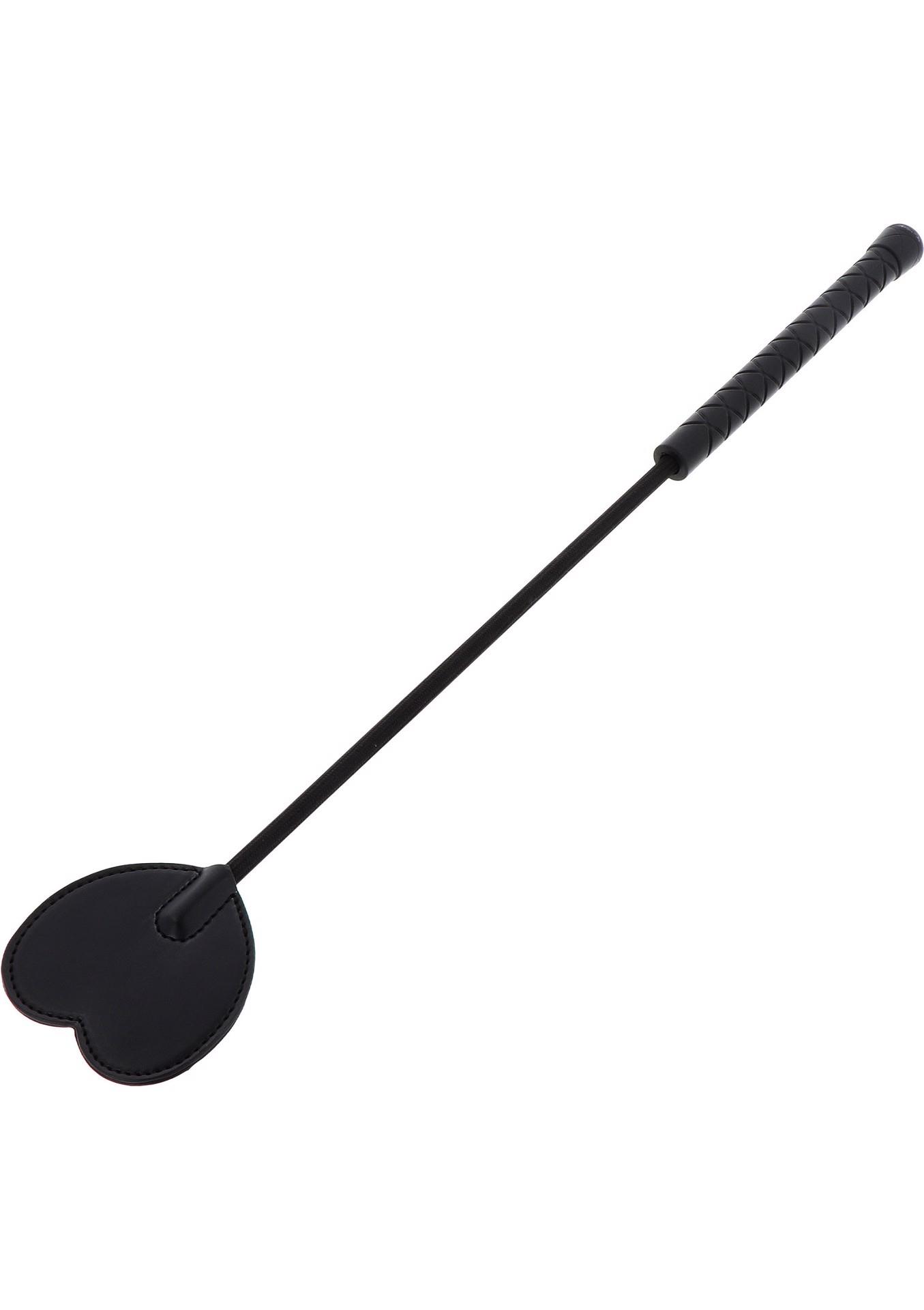 Pejcz z sercem Hidden Desire czarny 45 cm