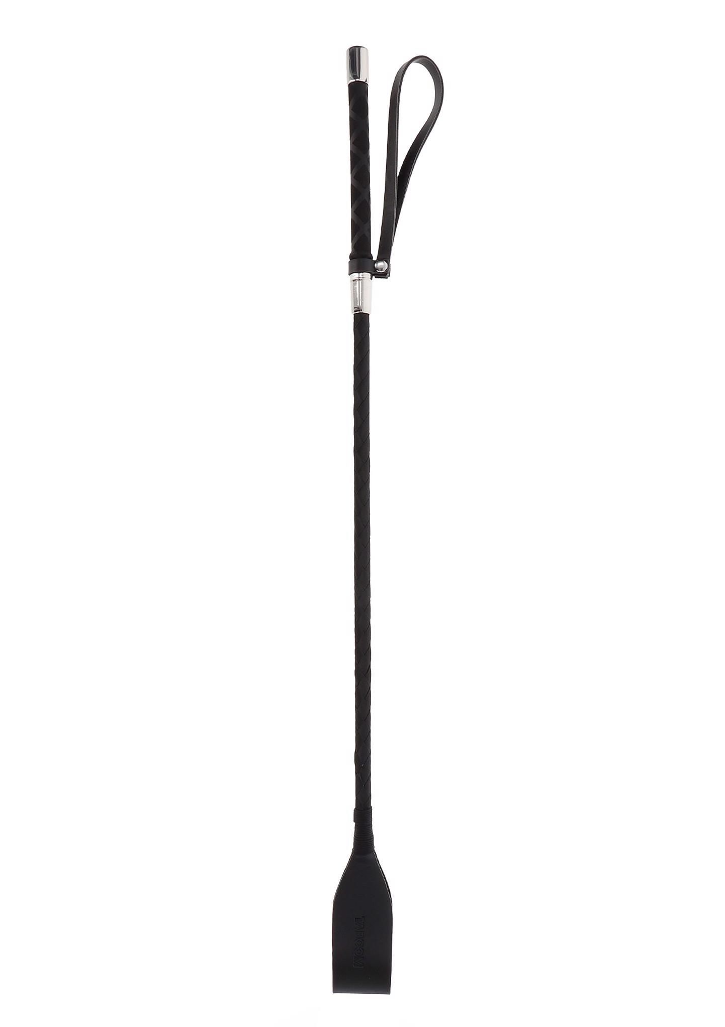 Crop jeździecki Taboom wegańska skóra czarny 61 cm - obrazek 4