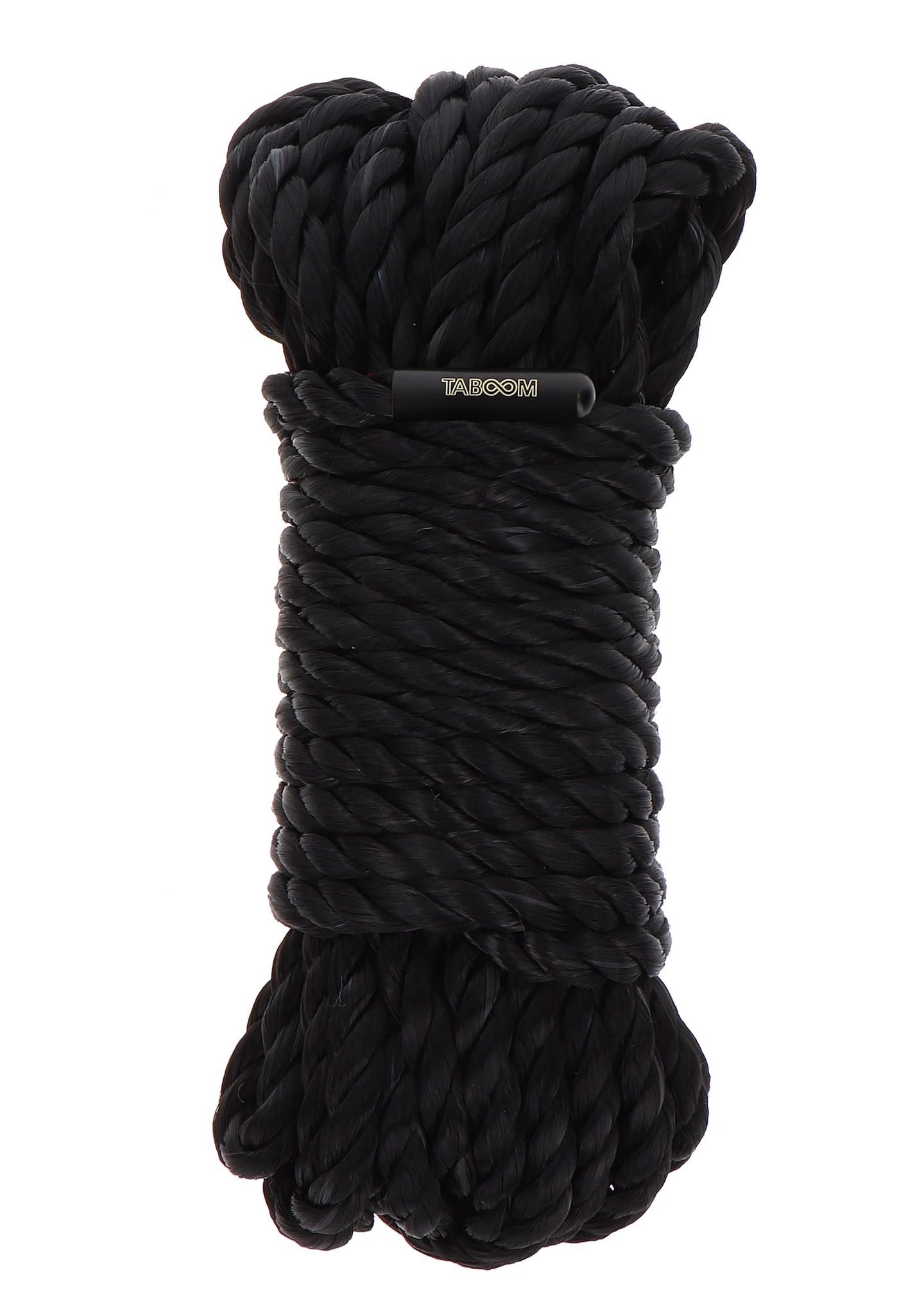 Lina bondage Taboom polipropylenowa czarna 10 m 7 mm