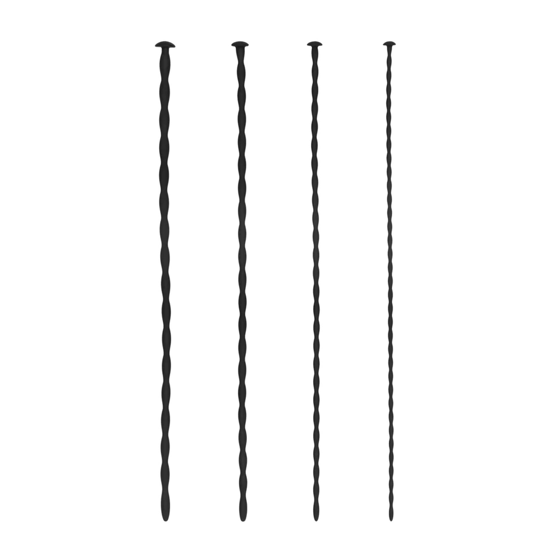Zestaw silikonowych sond skręconych Ouch! dla początkujących 30 cm - obrazek 3