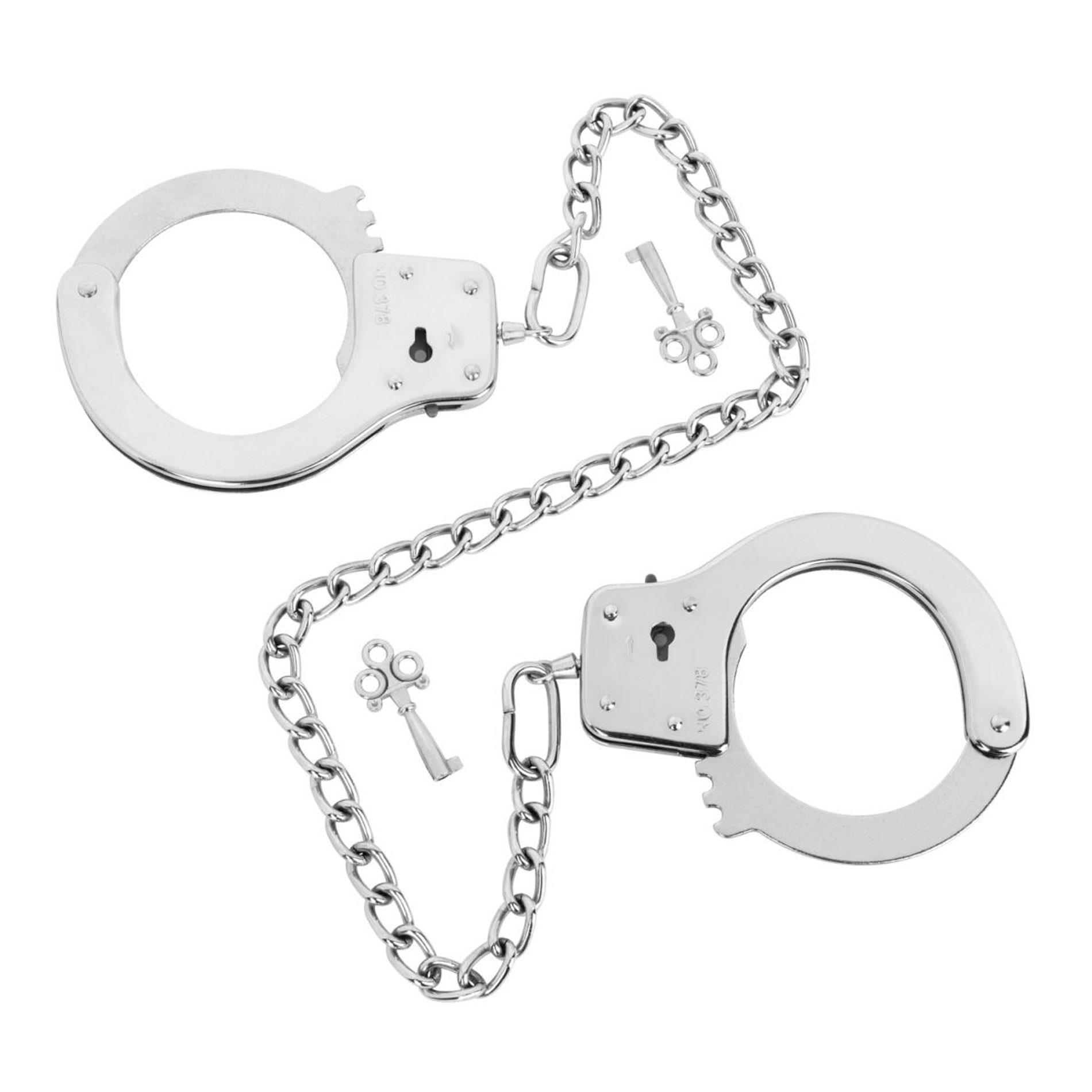 Kajdanki metalowe Bedroom Fantasies z kluczykami - obrazek 3
