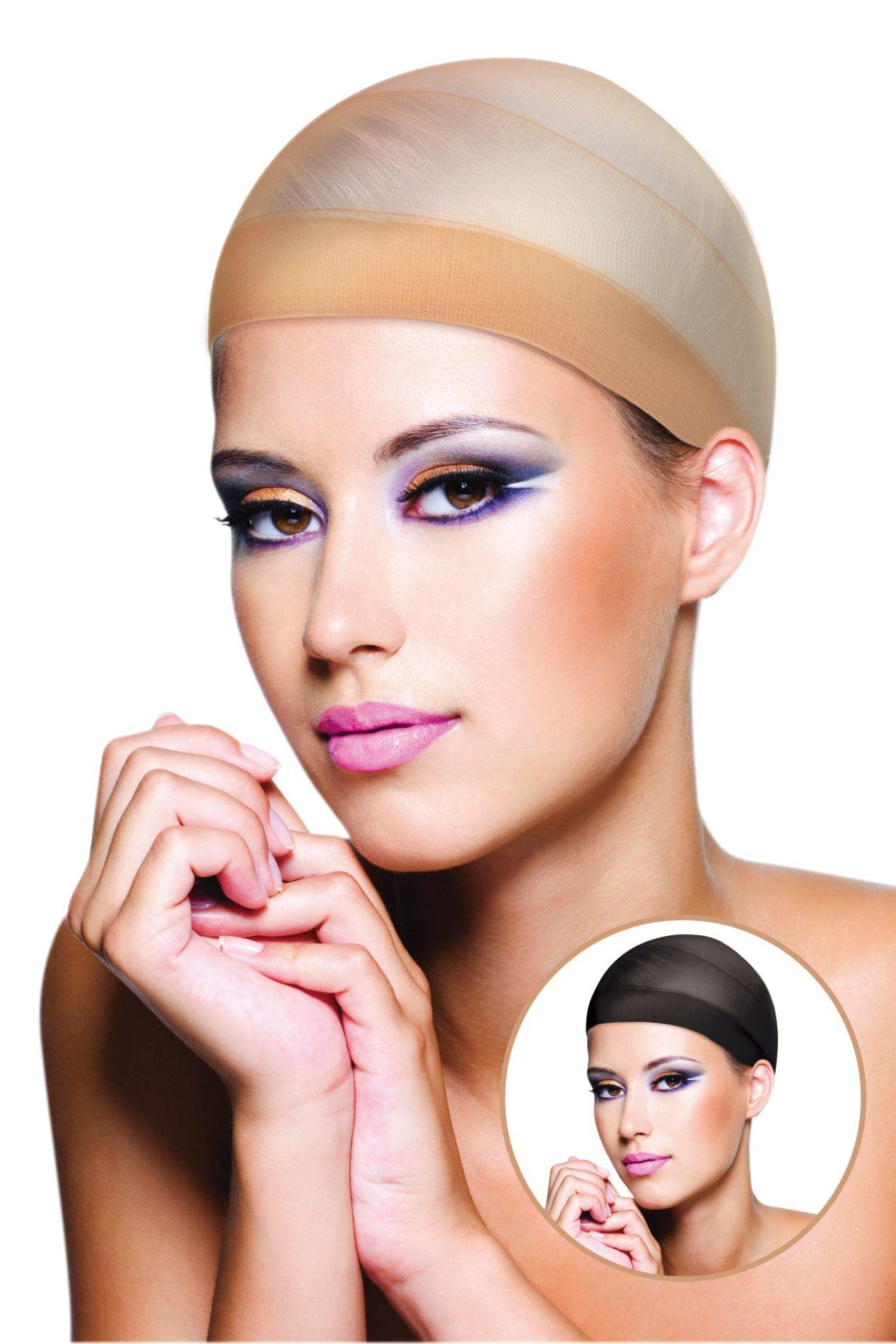 Zestaw siatek pod peruki World Wigs czarny i cielisty - obrazek 2