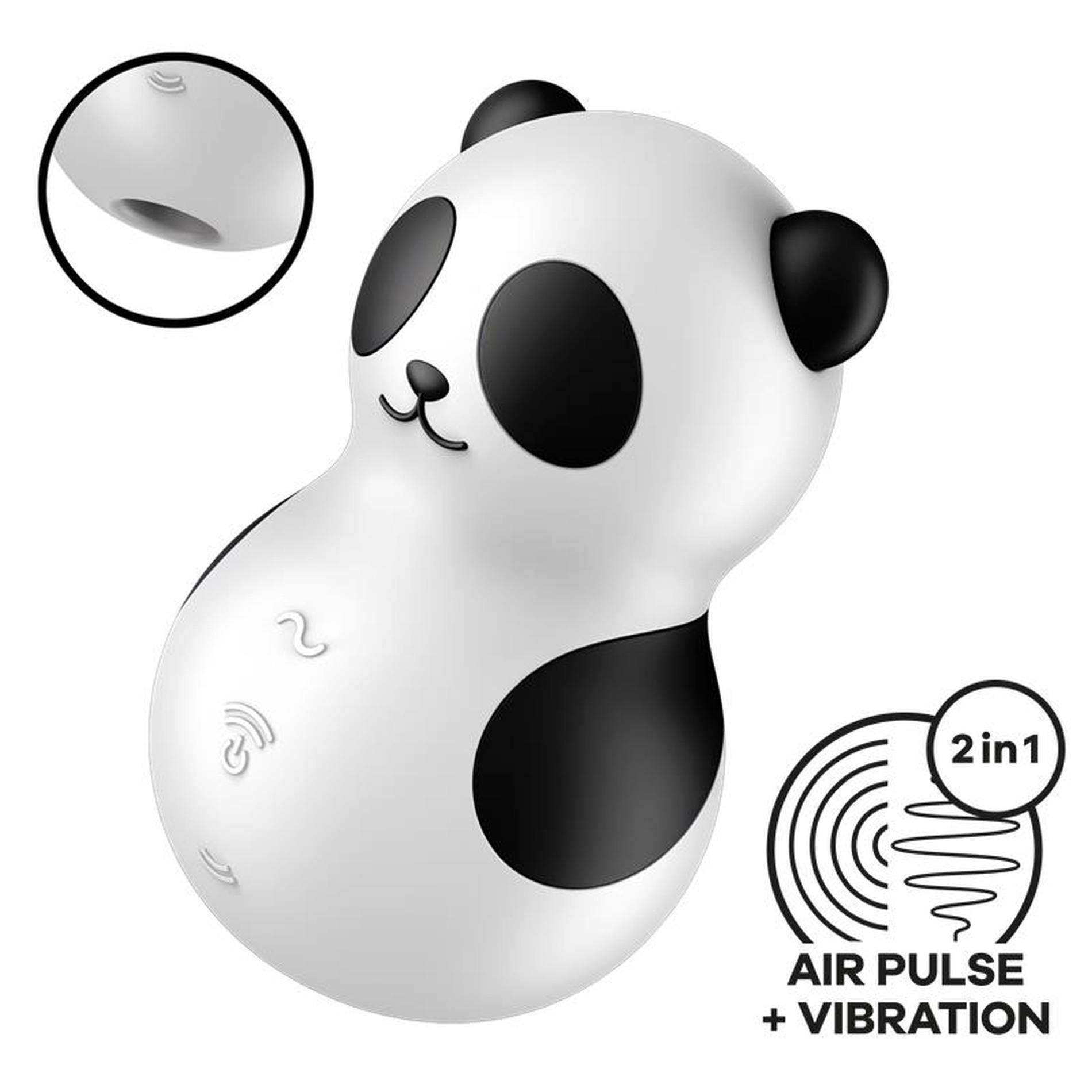 Stymulator łechtaczki Satisfyer Pocket Panda falami ciśnienia - obrazek 2