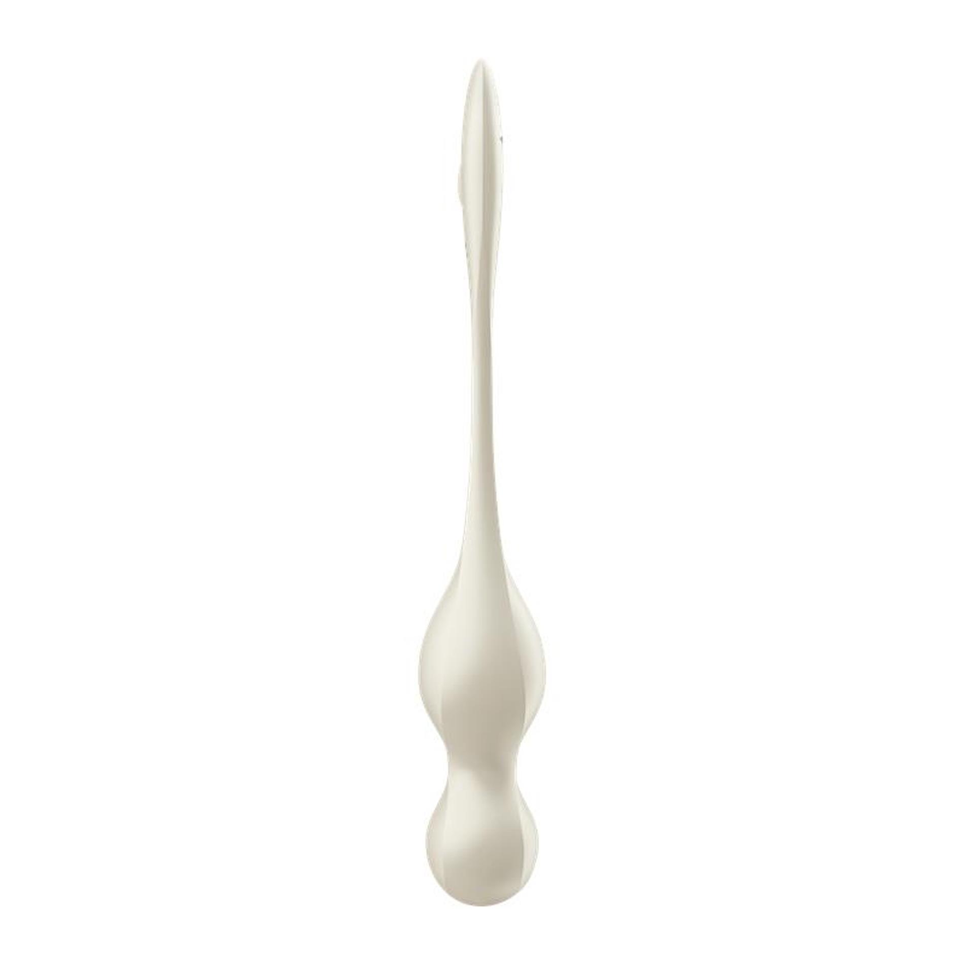 Kulki wibrujące silikonowe Satisfyer Love Birds 1 białe - obrazek 4