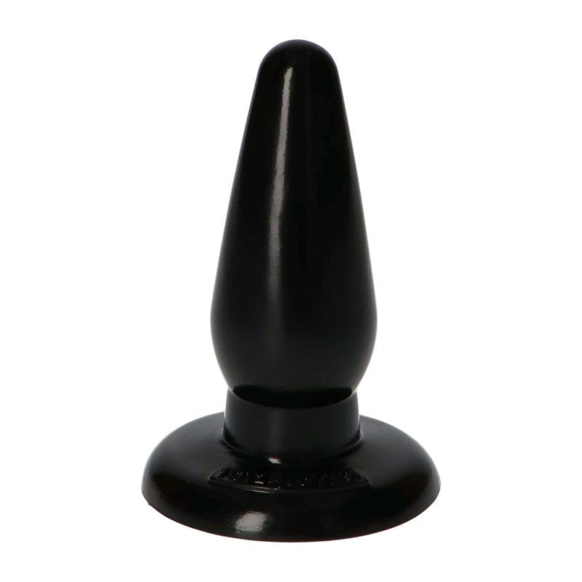 Korek analny Italian Cock Toyz4lovers czarny 12 cm - obrazek 2