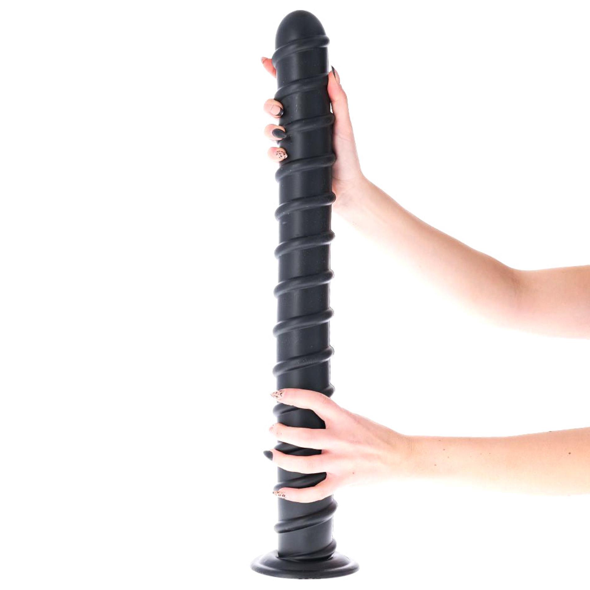 Korek analny spiralny Cabogirao Toyz4lovers czarny 58 cm - obrazek 2