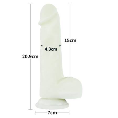 Dildo Lovetoy Lumino Play silikonowe świecące 20 cm