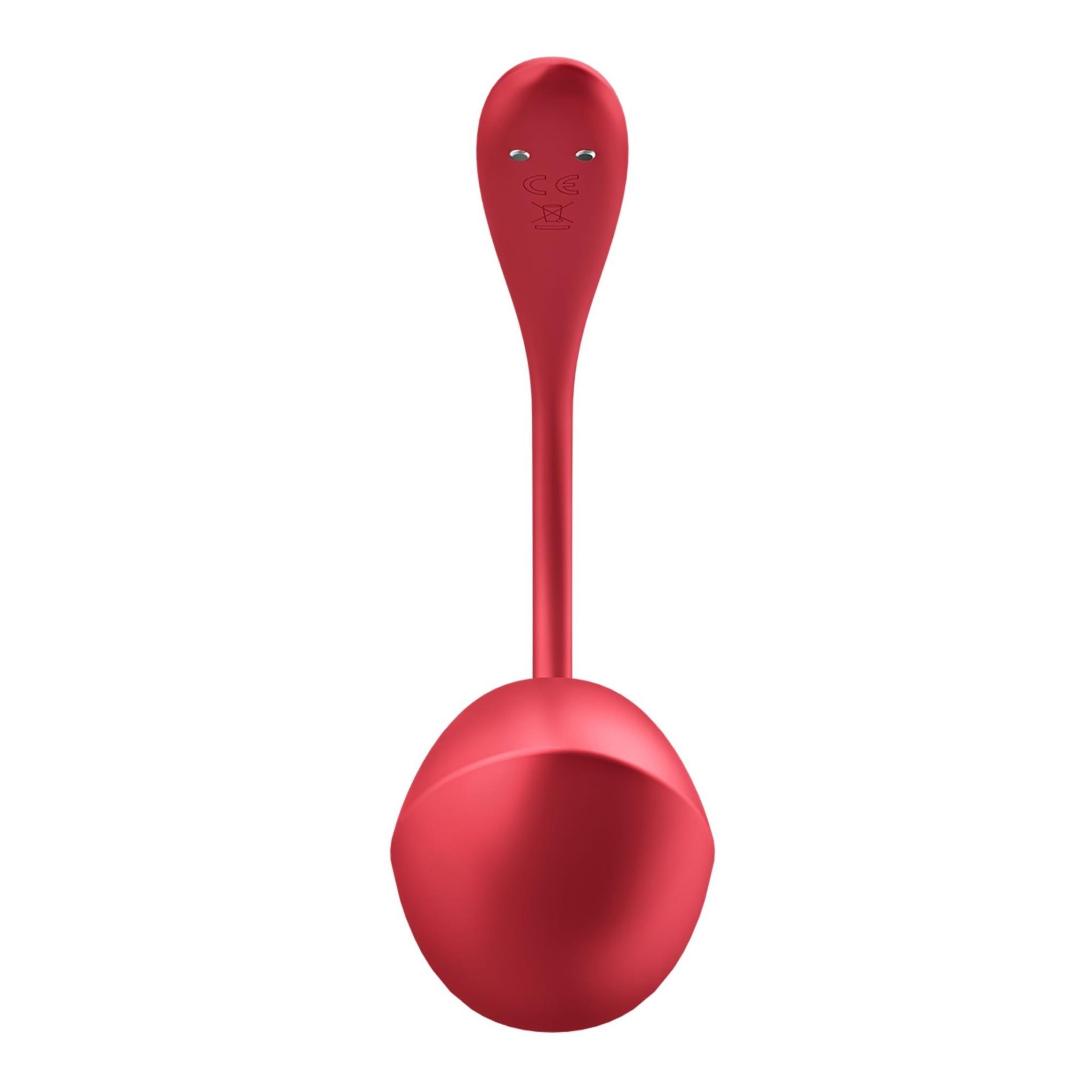 Jajko wibrujące Satisfyer Shiny Petal czerwone z aplikacją - obrazek 4