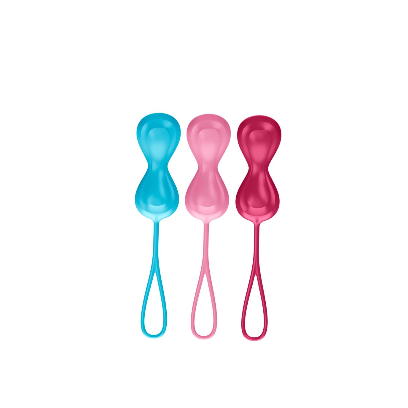 Zestaw kulek miłości Satisfyer Balls C02 double medium - obrazek 3