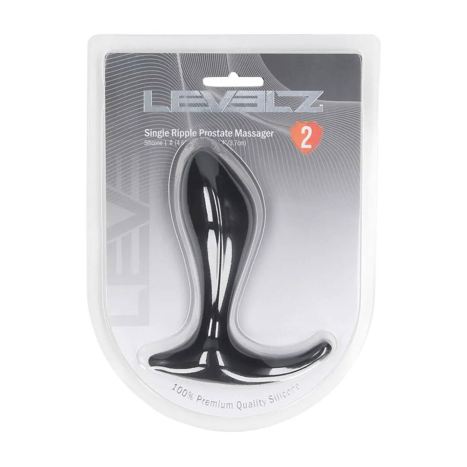 Masażer prostaty silikonowy Levelz Level 2 czarny 11,8 cm - obrazek 6