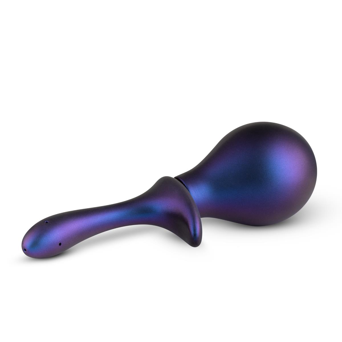 Gruszka analna silikonowa Hueman Nebula fioletowa 25 cm - obrazek 3