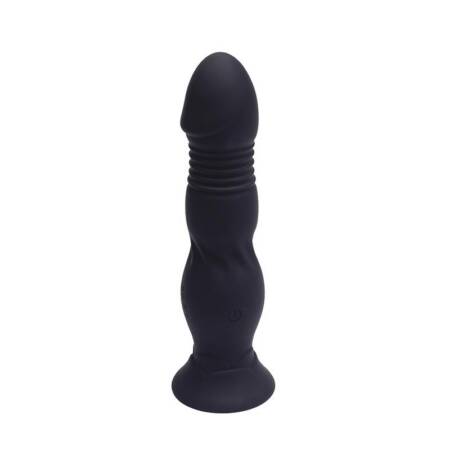 Silikonowy wibrator analny posuwisty Dionysus Fantasy 15 cm
