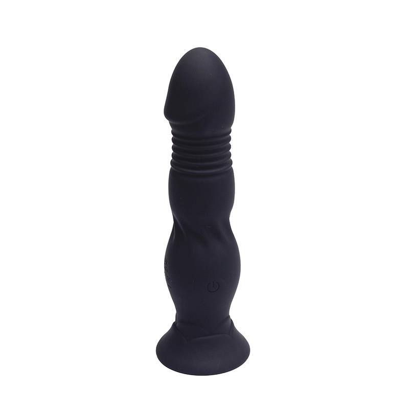 Silikonowy wibrator analny posuwisty Dionysus Fantasy 15 cm