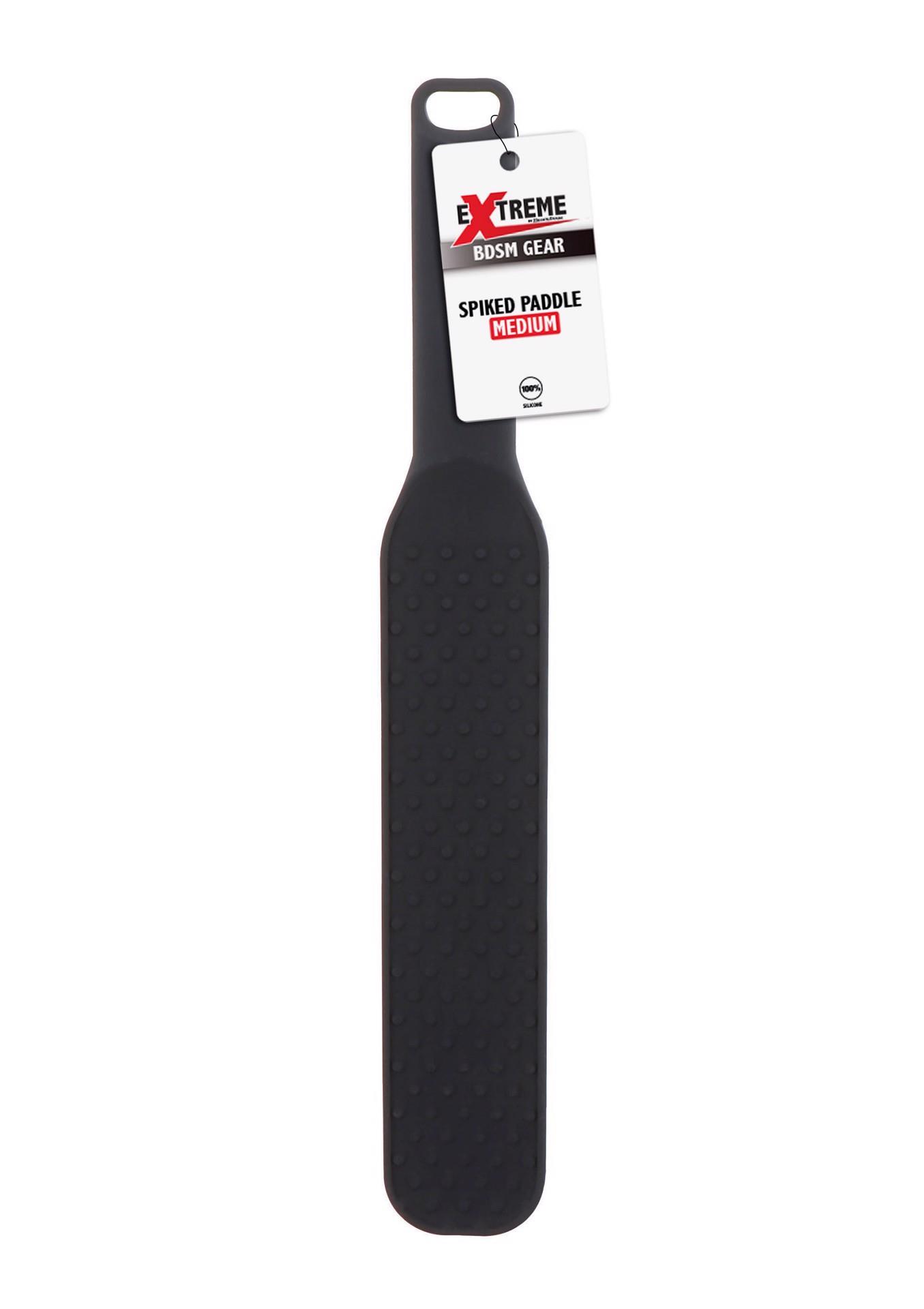 Packa silikonowa z kolcami Extreme Hidden Desire czarna 28 cm