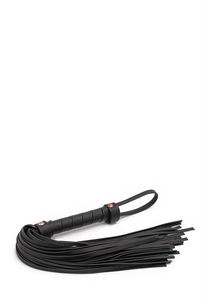 BONDAGE COUTURE FLOGGER BLACK - obrazek 2