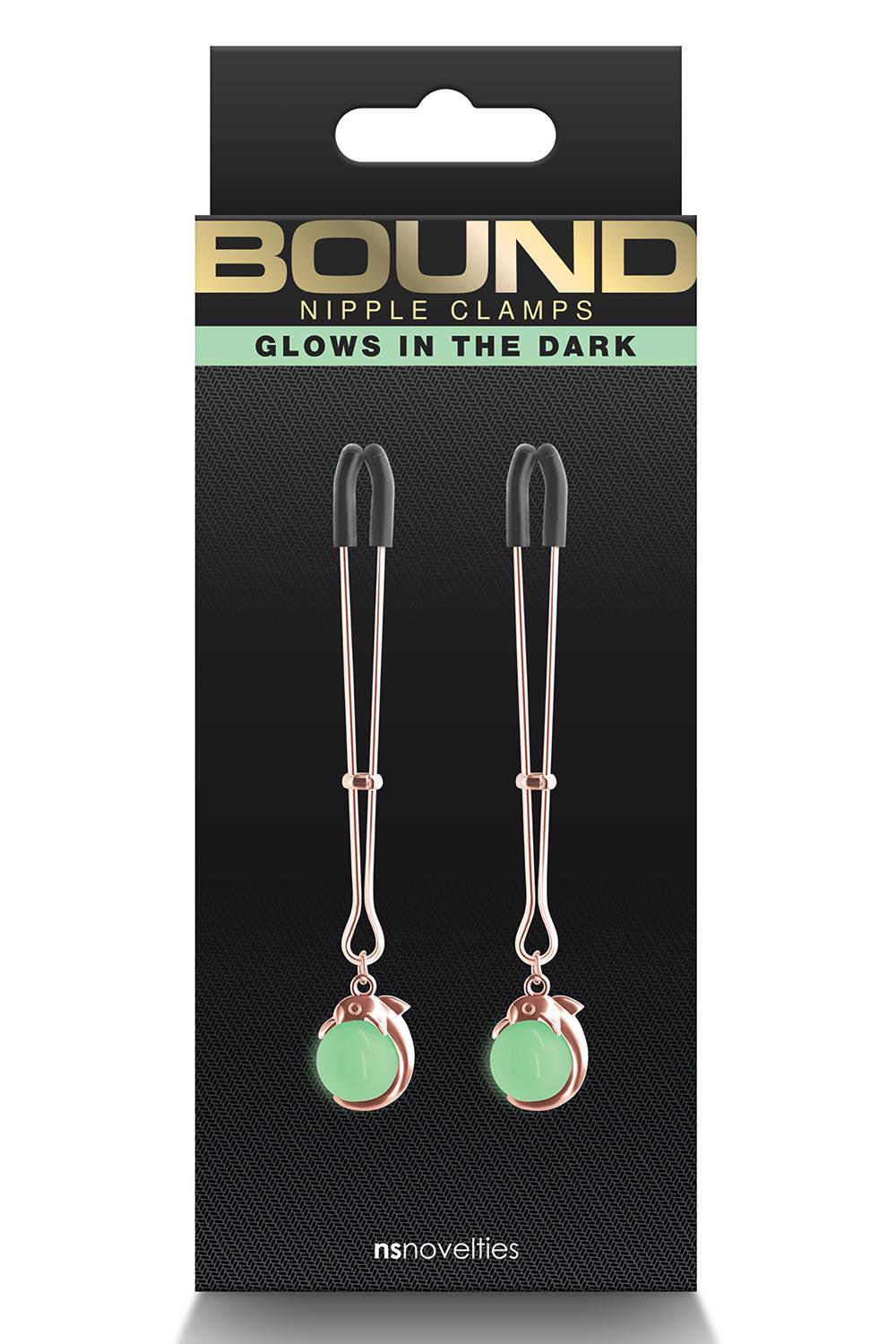 BOUND NIPPLE CLAMPS G1 ROSE GOLD - obrazek 2