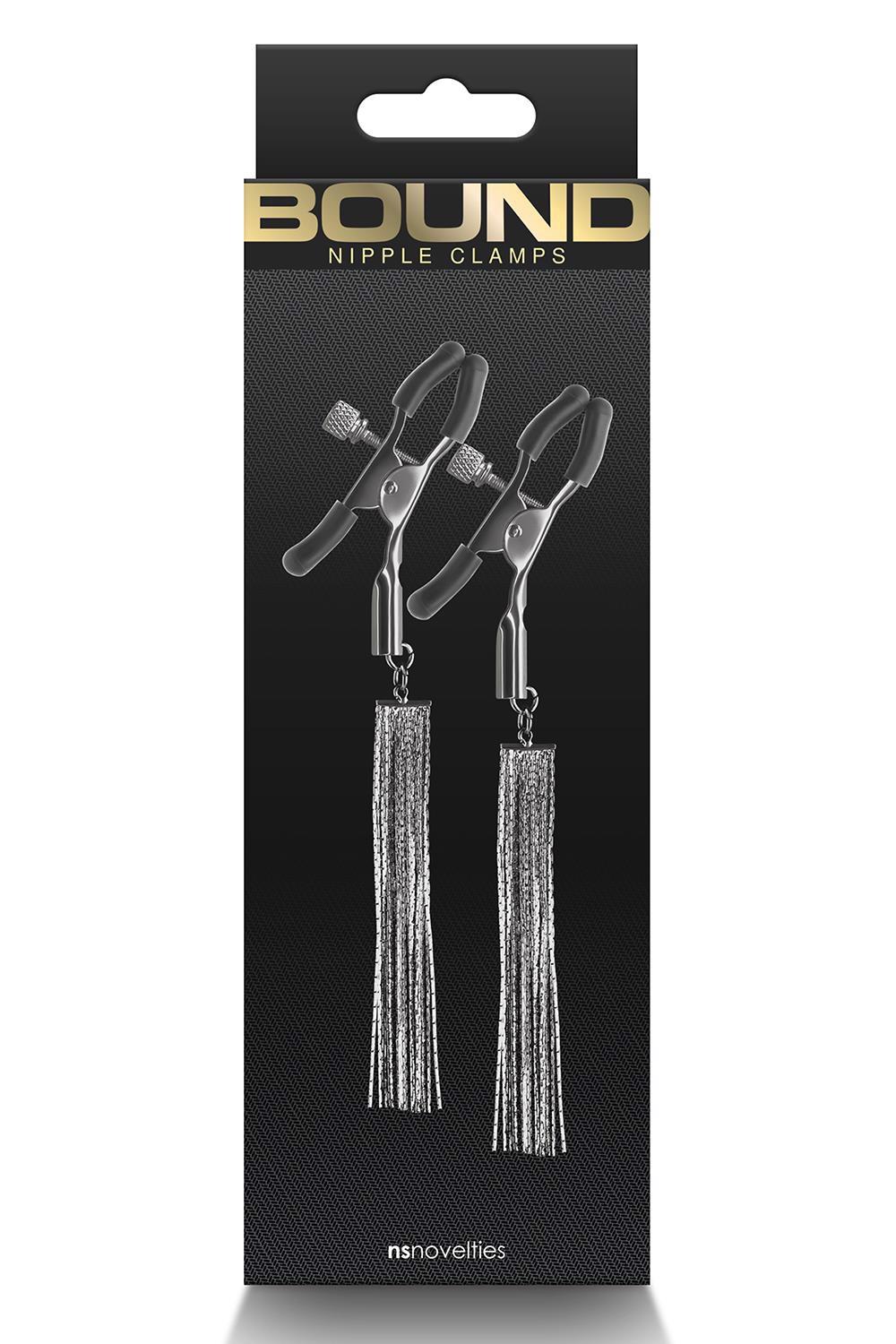 BOUND NIPPLE CLAMPS D2 GUNMETAL - obrazek 2