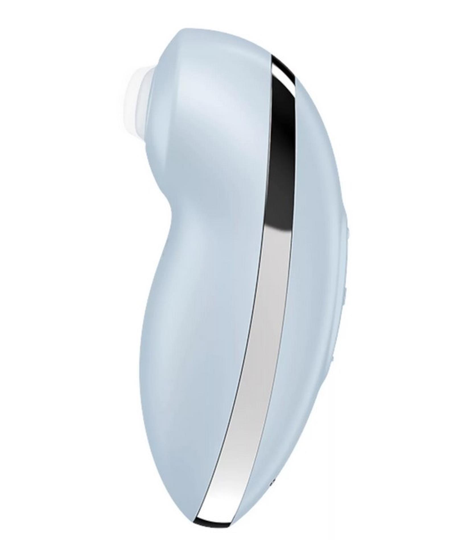 Stymulator łechtaczki z stukaniem Satisfyer Tap Climax 2 niebieski USB - obrazek 4