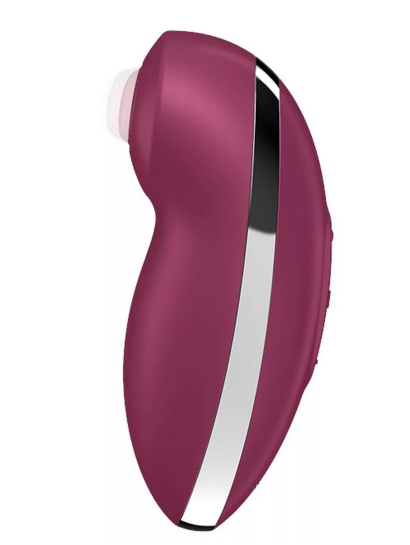 Stymulator łechtaczki Satisfyer Tap Climax 2 czerwony USB - obrazek 2