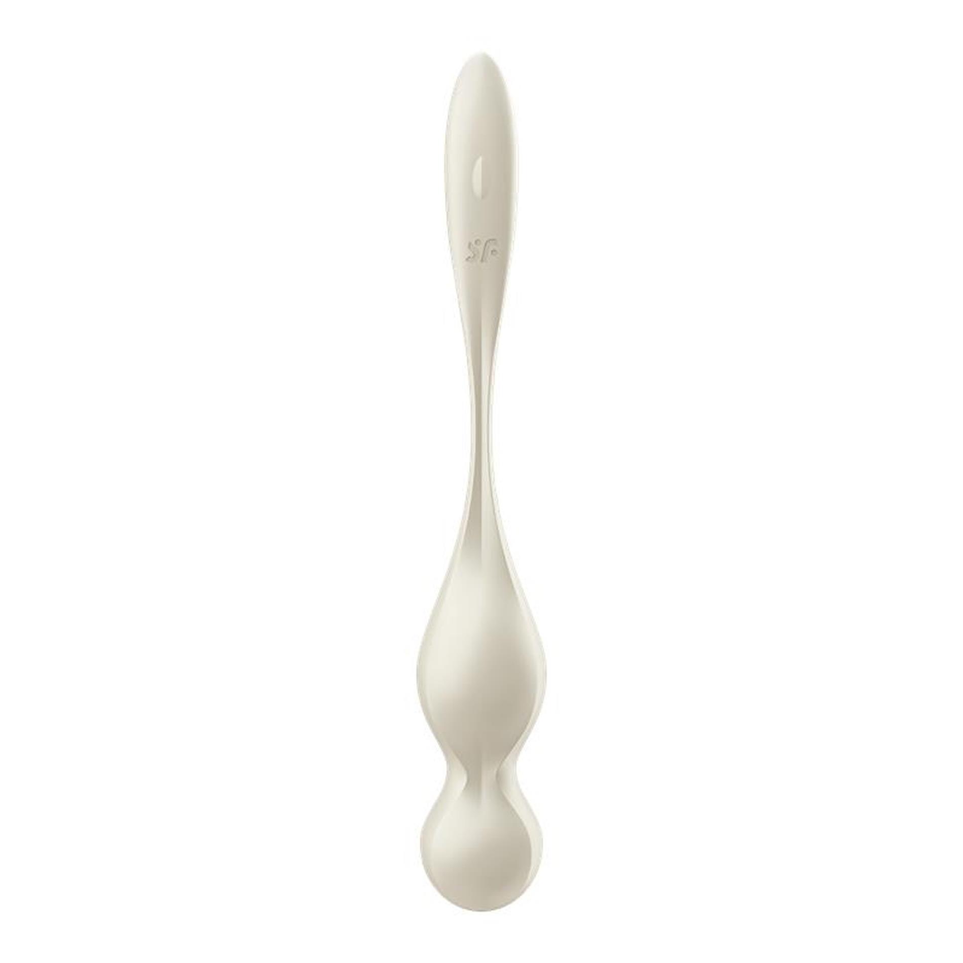 Kulki wibrujące silikonowe Satisfyer Love Birds 1 białe - obrazek 5