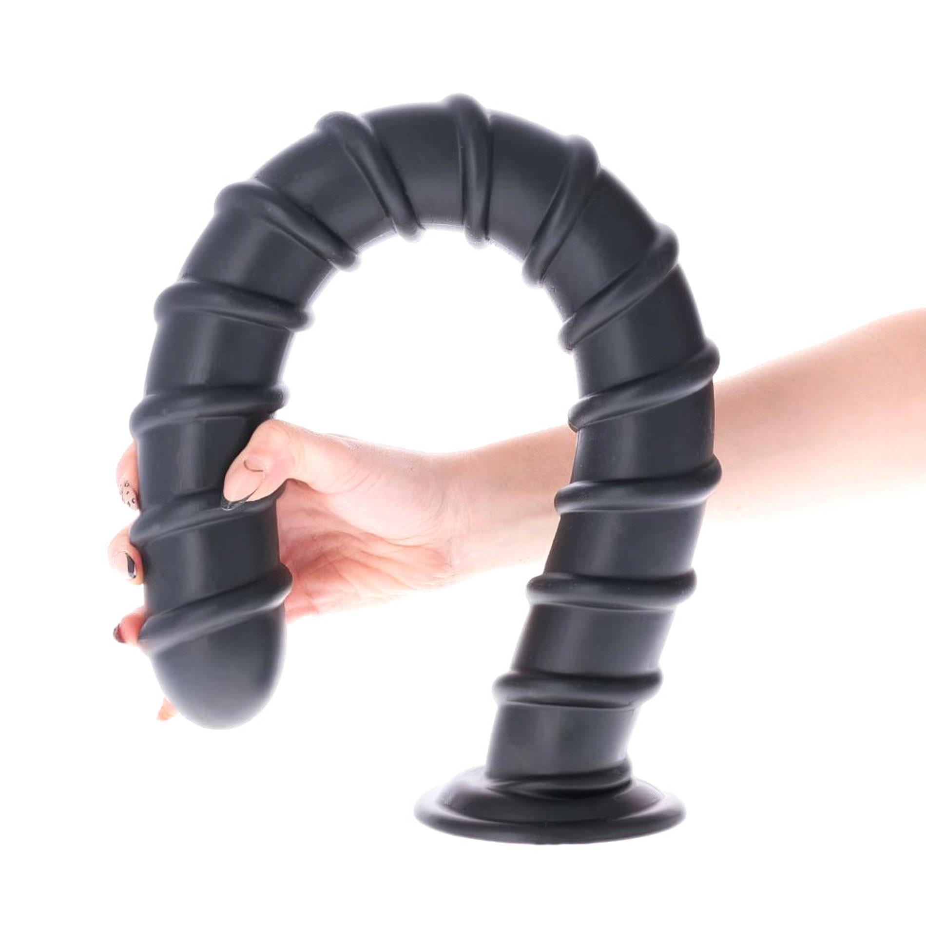 Korek analny spiralny Cabogirao Toyz4lovers czarny 58 cm - obrazek 3