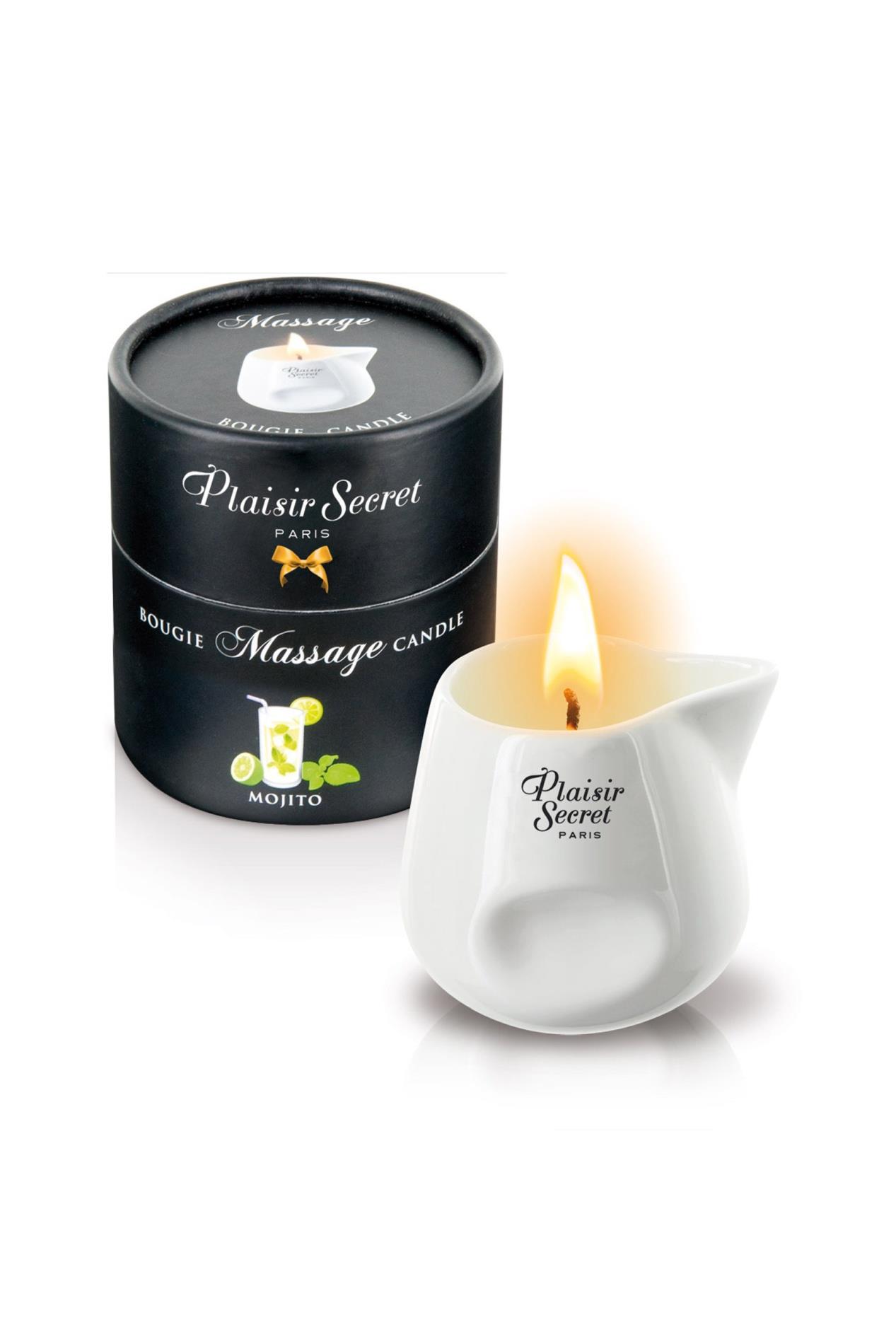 Świeca masażowa Mojito Plaisir Secret 80ml - obrazek 3