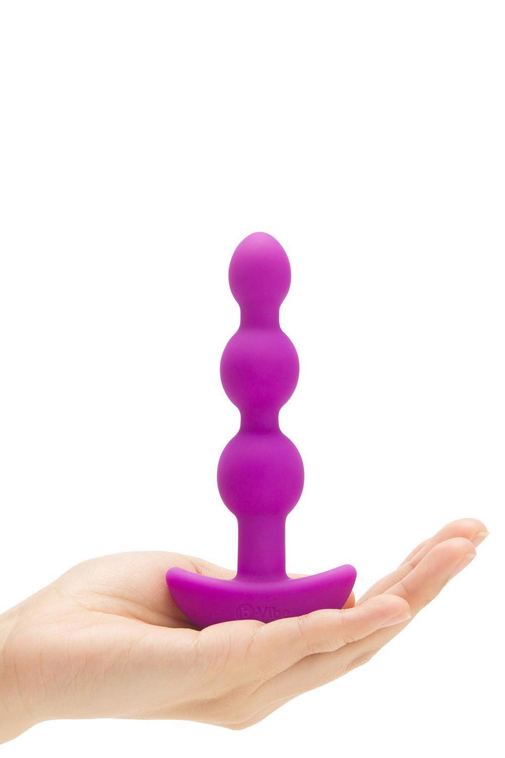 B-VIBE TRIPLET ANAL BEADS FUCHSIA - obrazek 3