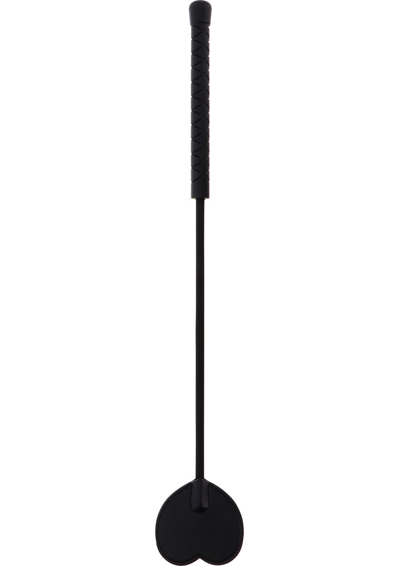 Pejcz z sercem Hidden Desire czarny 45 cm - obrazek 4