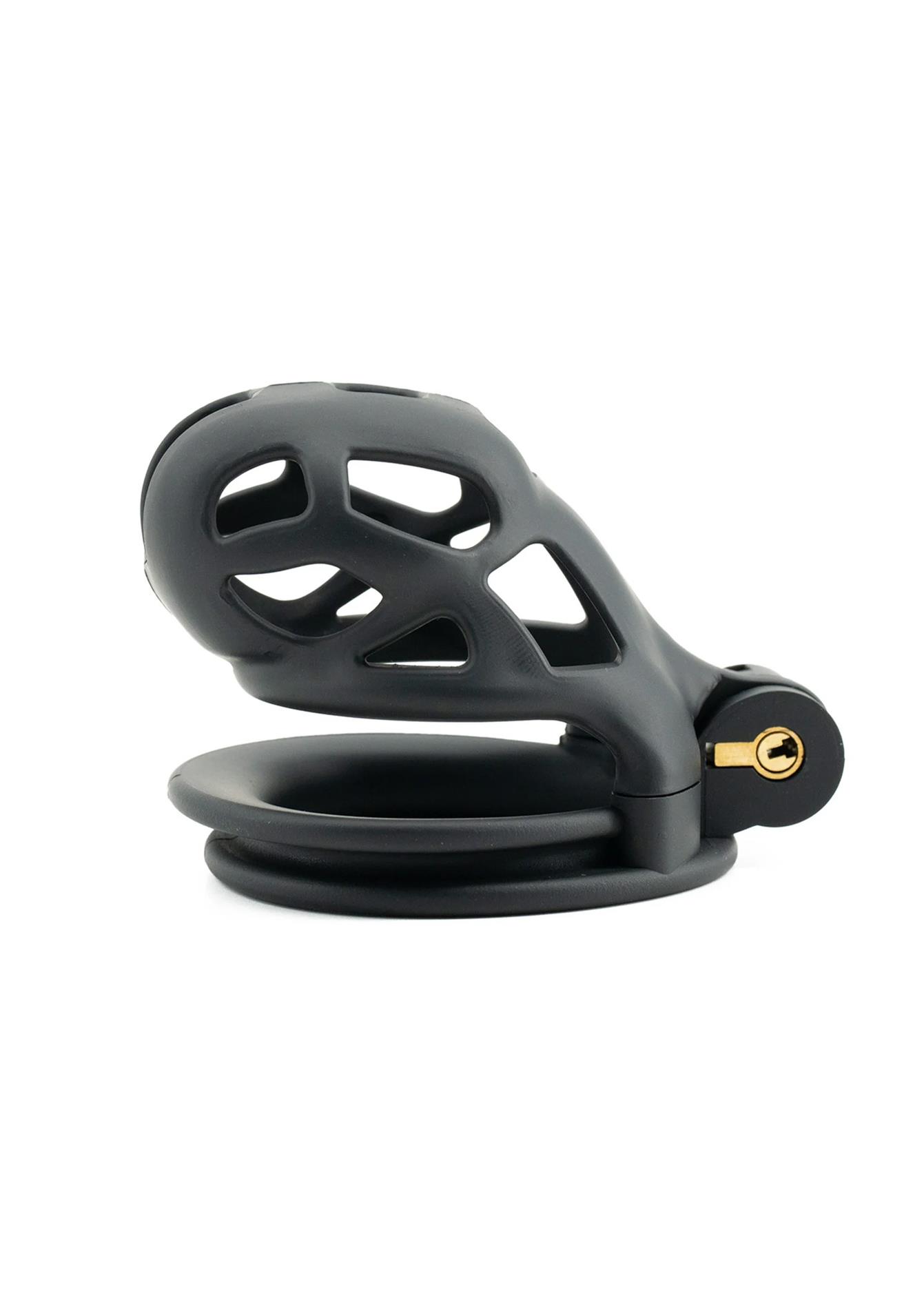 Pas cnoty Hidden Desire Penis Prison czarny 8 cm - obrazek 5