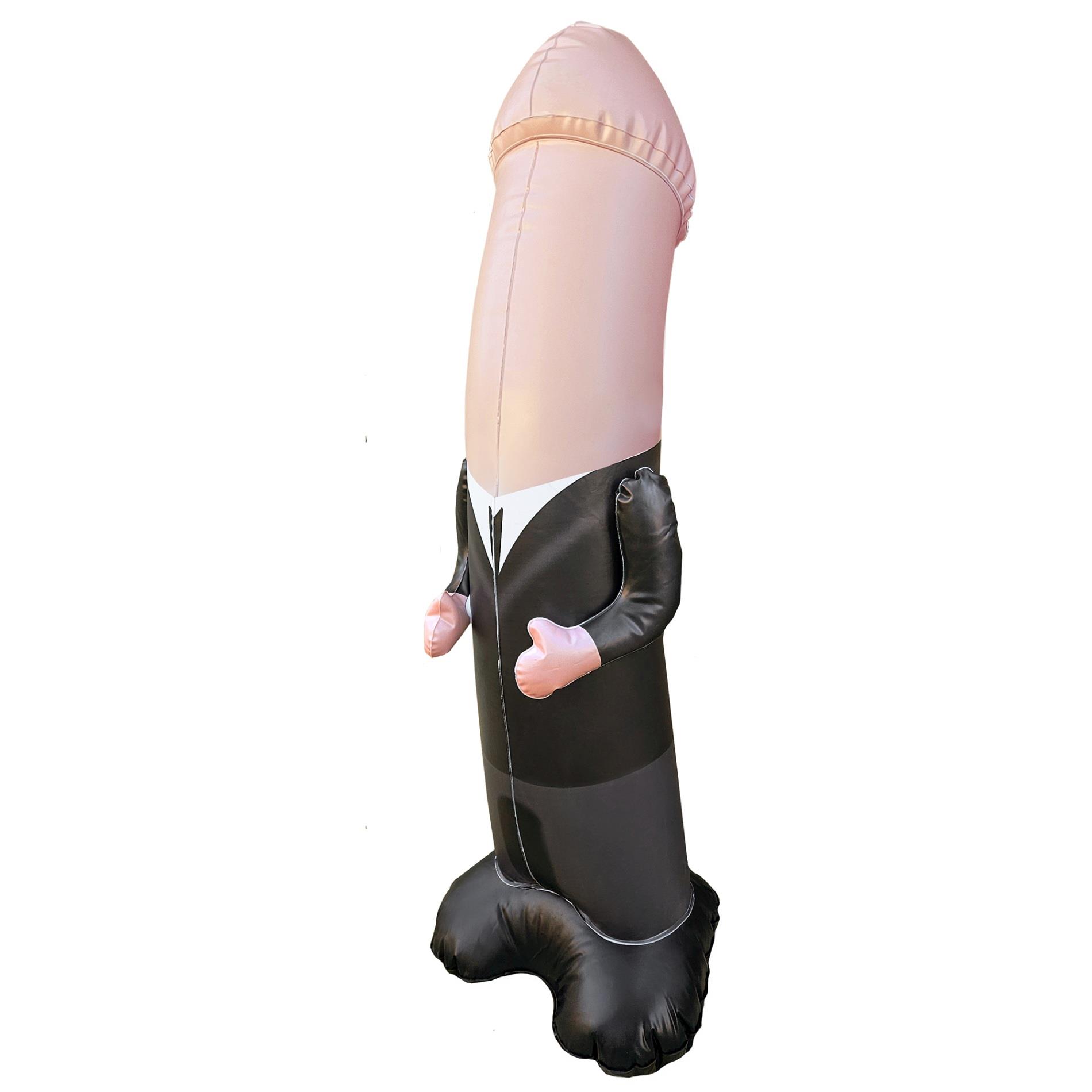 Nadmuchiwany worek bokserski Pan Młody S Line cielisty PVC - obrazek 2