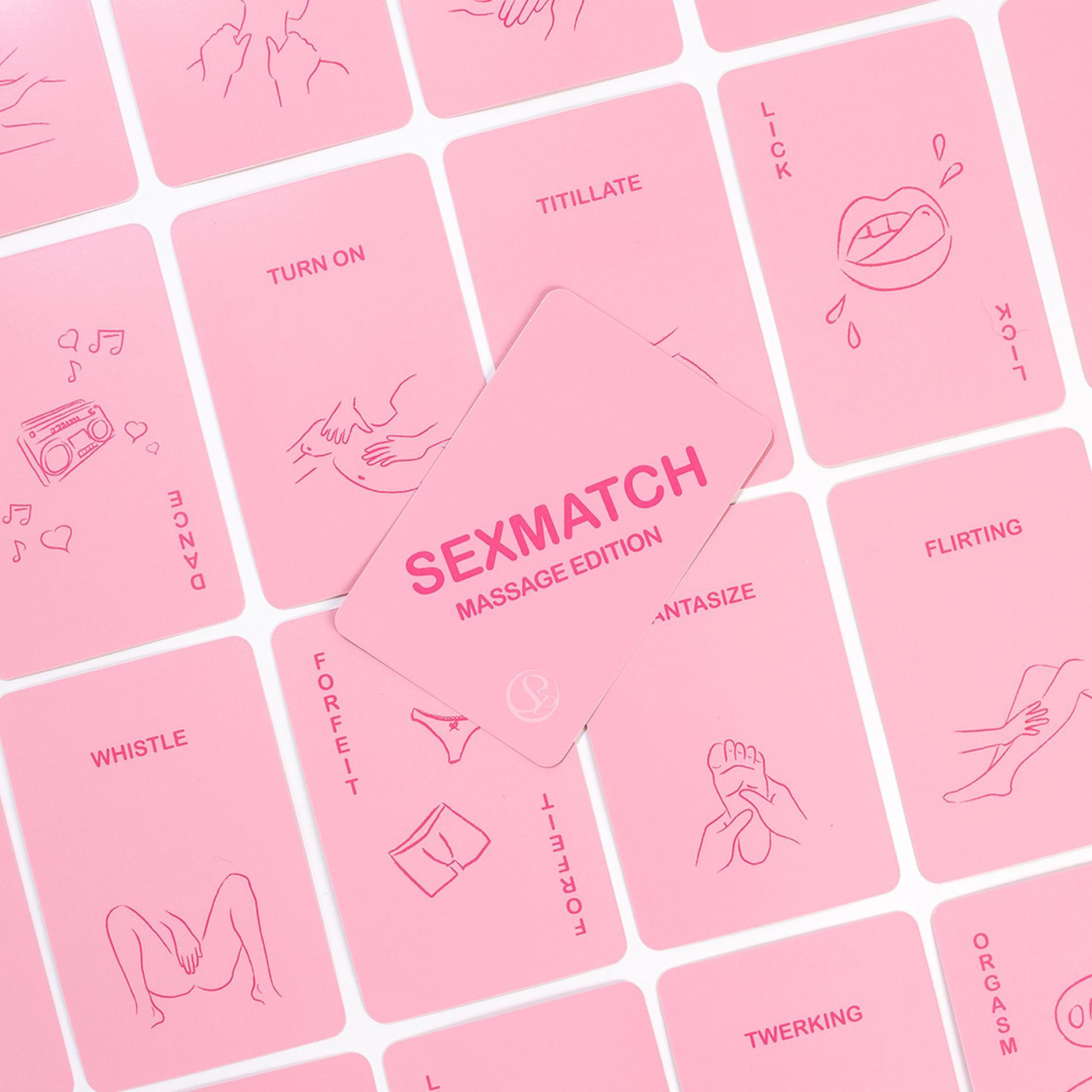 Gra karciana erotyczna Sexmatch Edycja Masażu Secret Play - obrazek 2