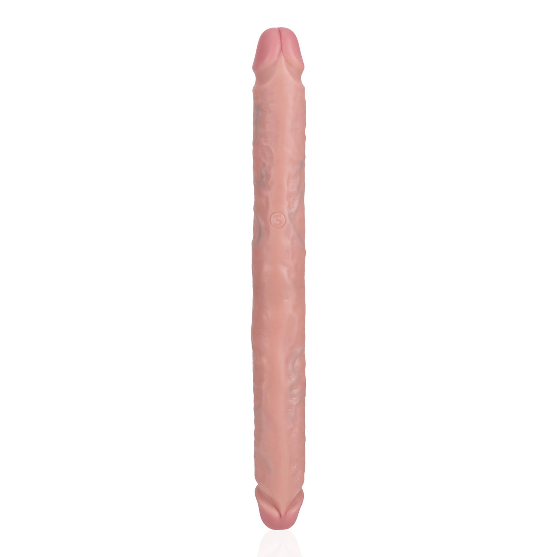 Podwójne dildo RealRock Slim 36 cm - obrazek 3