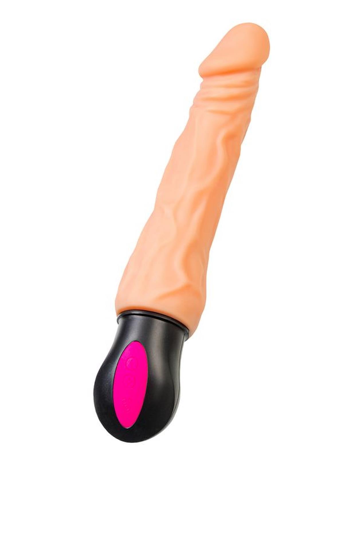 Wibrator realistyczny podgrzewany elastyczny A-Toys Cocksman 20,5 cm - obrazek 4