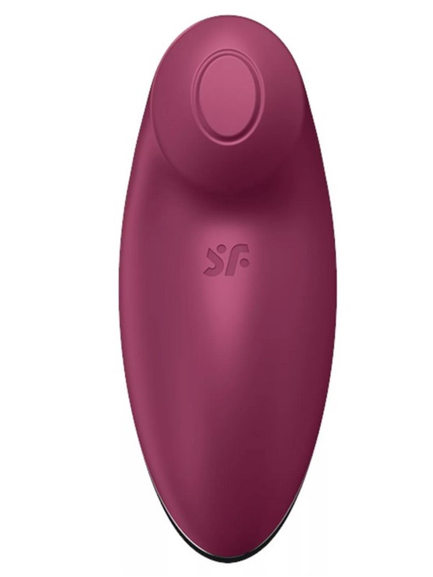 Stymulator łechtaczki Satisfyer Tap Climax 2 czerwony USB - obrazek 4