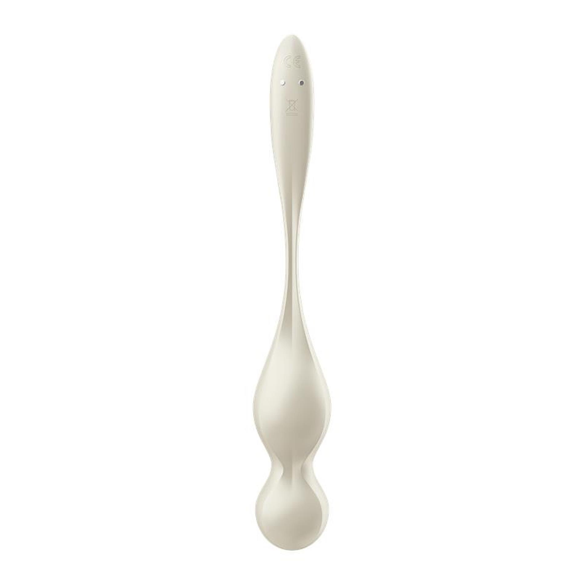 Kulki wibrujące silikonowe Satisfyer Love Birds 1 białe - obrazek 3