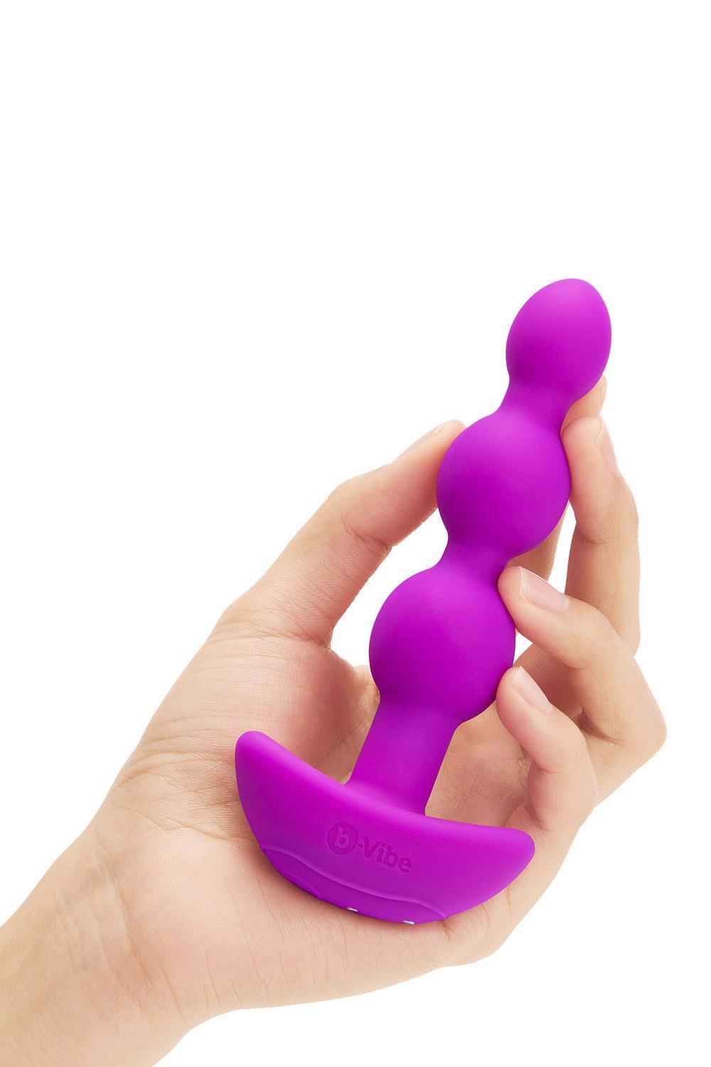 B-VIBE TRIPLET ANAL BEADS FUCHSIA - obrazek 5
