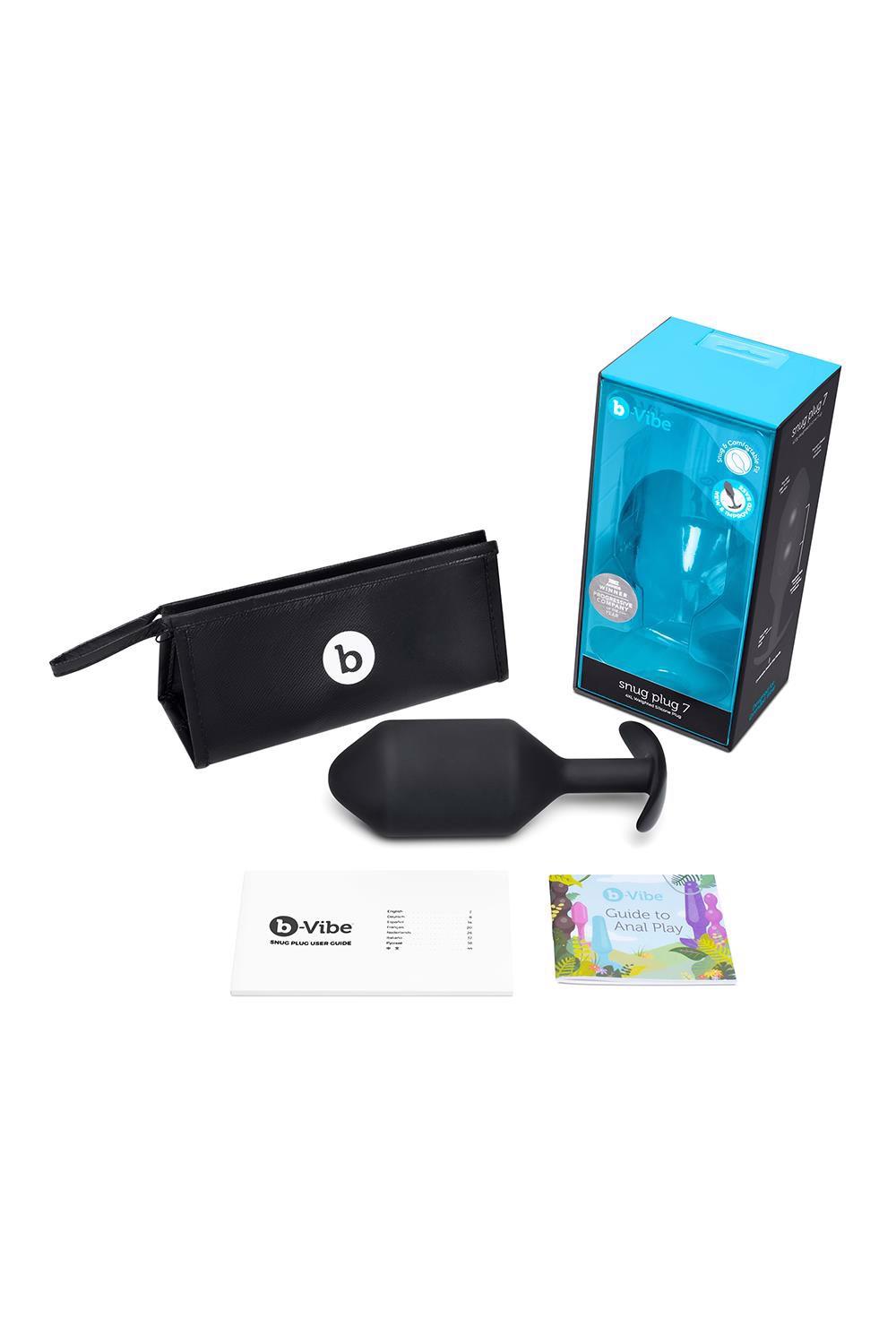 B-VIBE SNUG PLUG 7 BLACK - obrazek 2