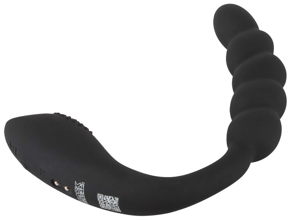 Wibrator analny giętki Black Velvets silikonowy USB 26 cm - obrazek 2