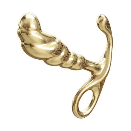 Masażer prostaty Pretty Love Jack złoty metalowy