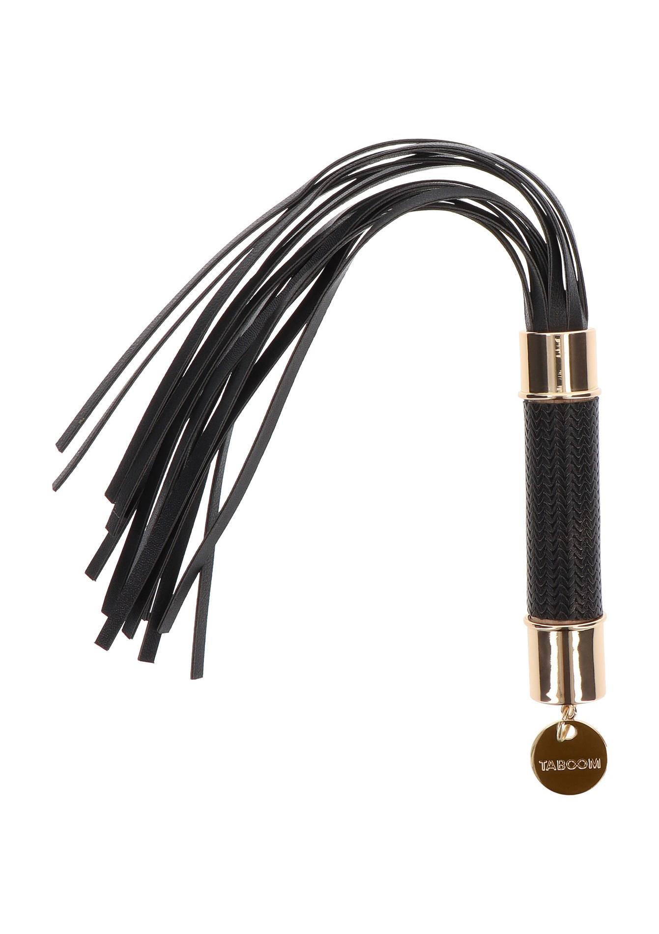 Czarny flogger Statement Taboom 33 cm