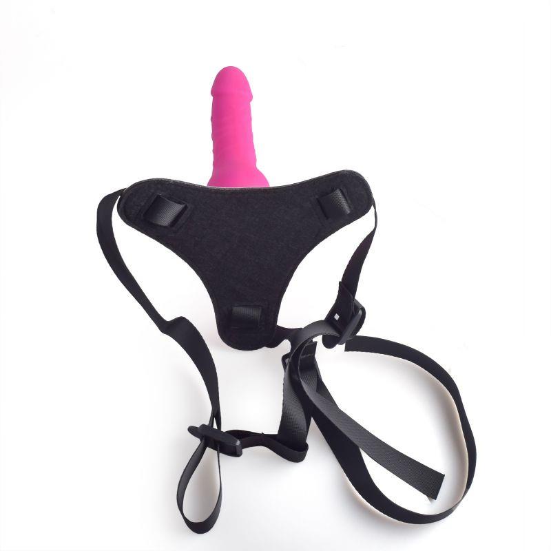 Strap on regulowany Toyz4lovers różowy 14 cm - obrazek 4