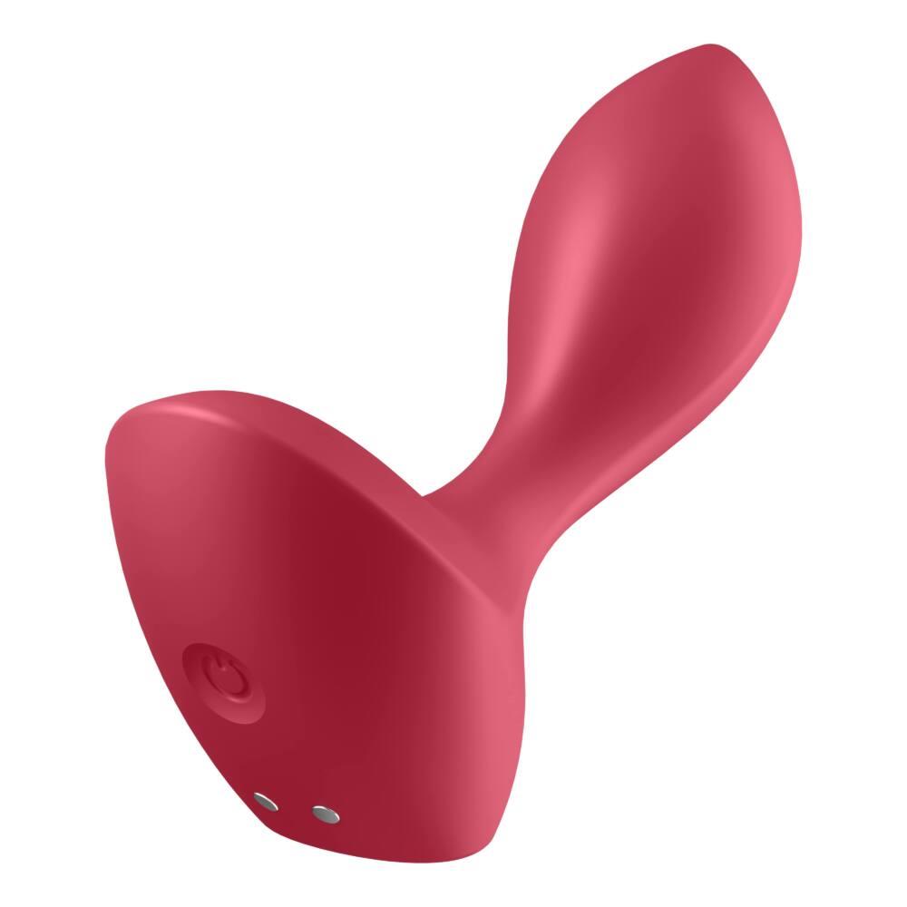 Wibrator analny Satisfyer Backdoor Lover czerwony silikonowy USB 11 cm - obrazek 5