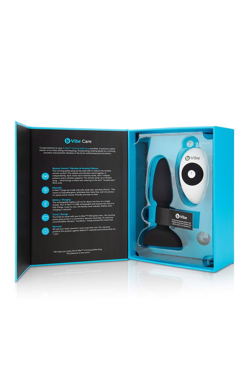 B-VIBE RIMMING PETITE BLACK - obrazek 4